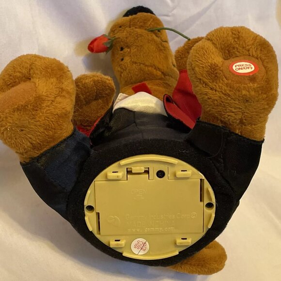 Scooby Doo Red Tuxedo Animated Singing Dancing Plush 2005 How Do Fools Fall In L - Picture 6 of 9